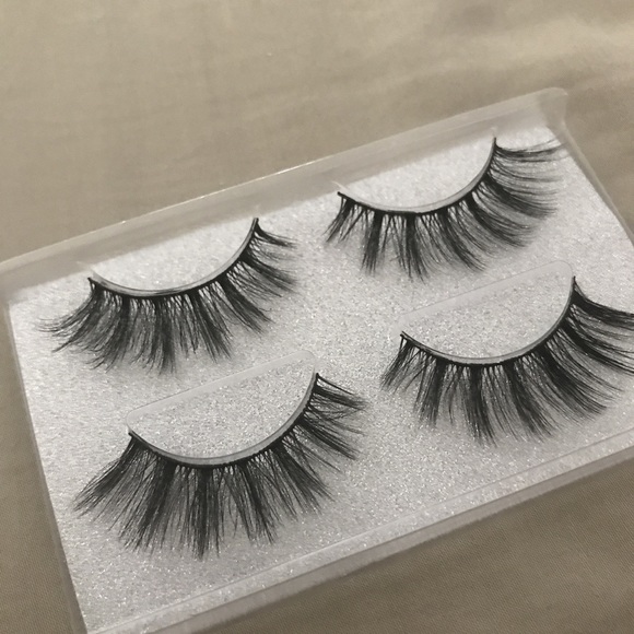 2 pairs faux mink 3d false eyelashes - Picture 3 of 3